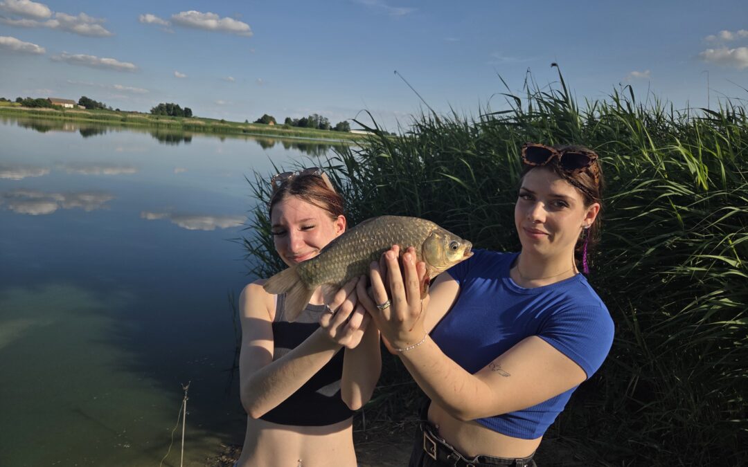 Wędkarska przygoda nad zalewem w Jaraczewie